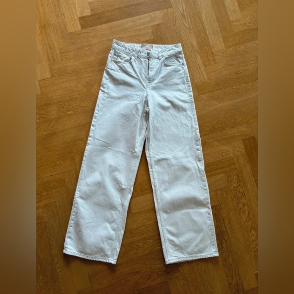 JJXX Premium High Loose Off White Jeans